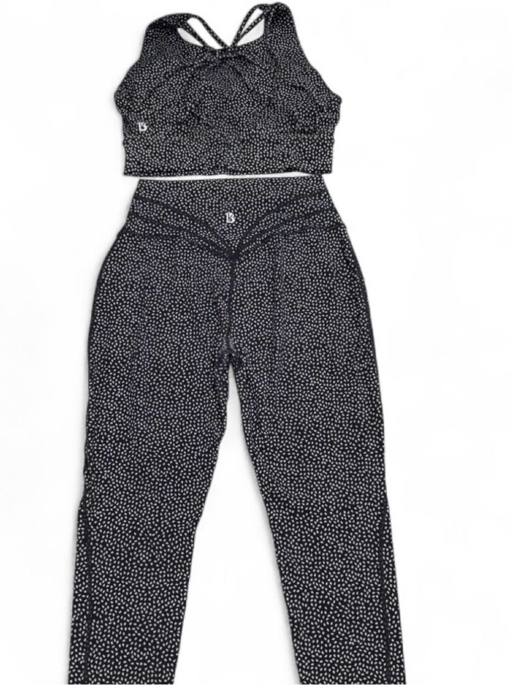 Buffbunny Collection Matching Set In Onyx Black Bossy Print